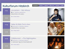 Tablet Screenshot of kulturforum.ch
